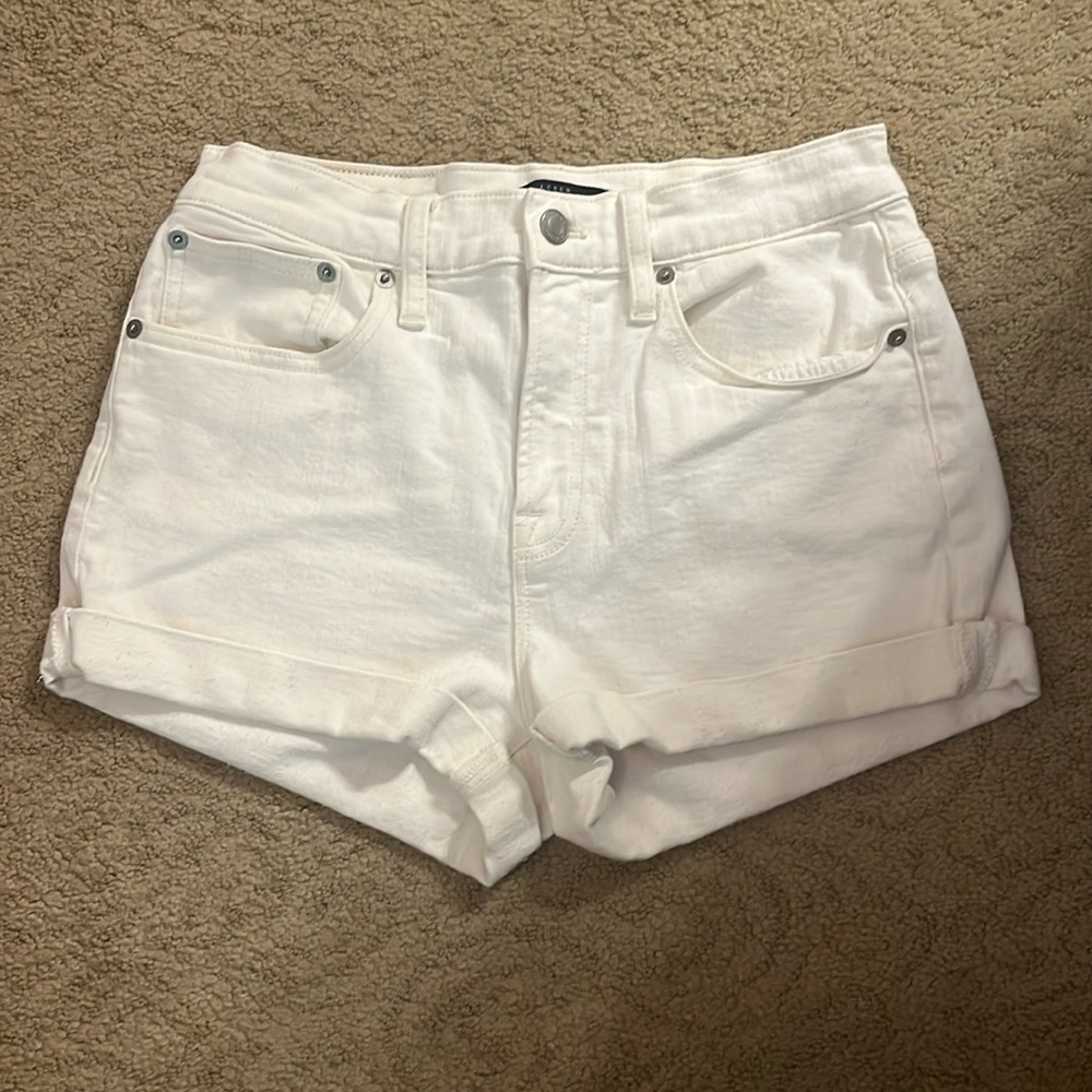 J.Crew White Jean Shorts